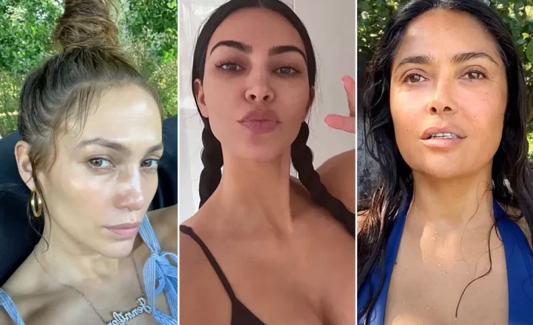 Celebrities Without Makeup Selfies