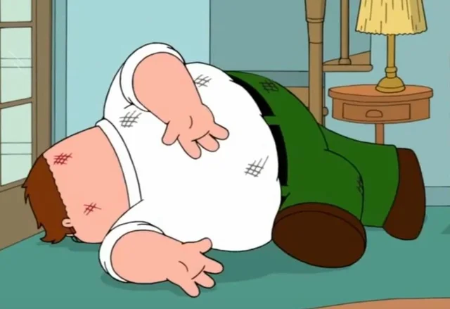Family Guy Death Pose