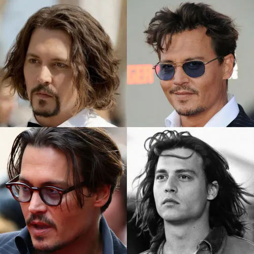 Classic Johnny Depp's Hairstyle