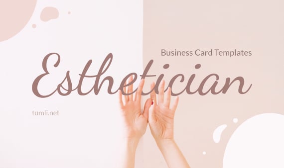Esthetician Business Cards