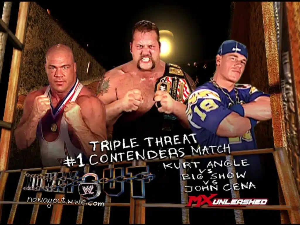 Triple Threat match in No Way Out: