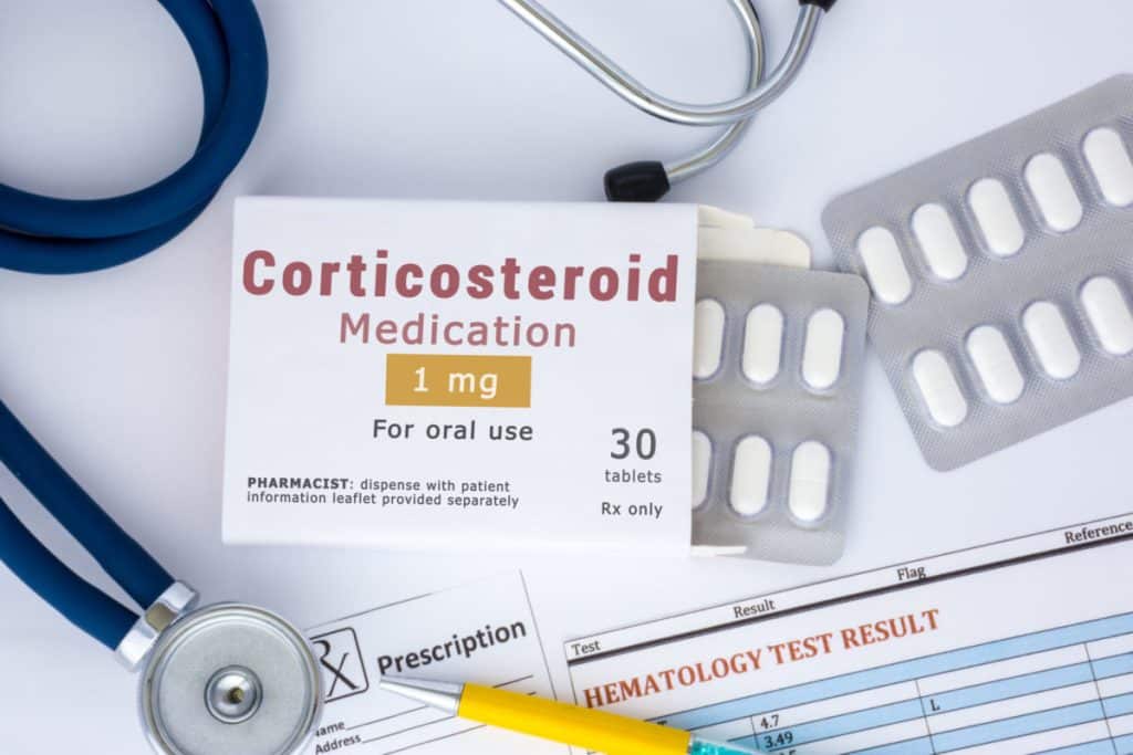 4. Few doses of corticosteroids: