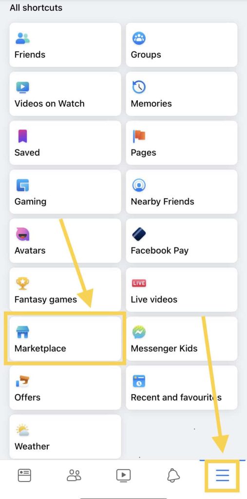 How to Access Facebook Marketplace on mobile