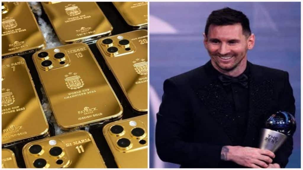 Lionel Messi Orders 35 Gold iPhone Devices