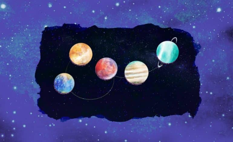 Witness The Alignment Of 5 Planets In The Night Sky
